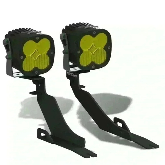 '10-18 RAM 2500/3500 SDHQ BUILT A-PILLAR LIGHT MOUNTS - Picture 4 of 9